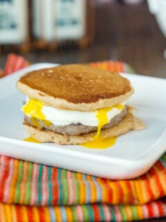 Pancake Breakfast Sandwiches Photo