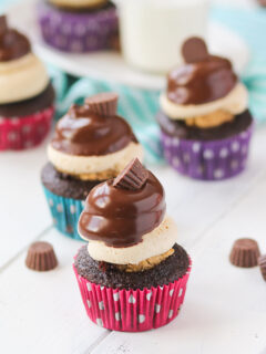 Peanut Butter Cup Cupcakes Image
