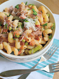Asparagus Prosciutto Pasta Picture