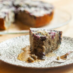 Blueberry Cornmeal Cake Photo