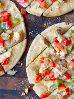 Chicken Fajita Flatbread Photo