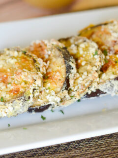 Gluten Free Baked Eggplant Bites Pic
