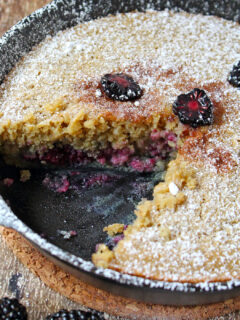 Gluten Free Skillet Blackberry Cake Image
