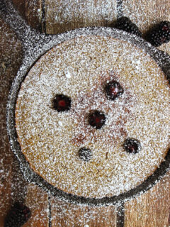 Gluten Free Skillet Blackberry Cake Picture