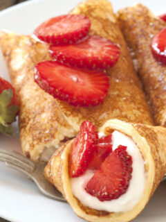 Gluten Free Strawberry Cheesecake Pancakes Picture