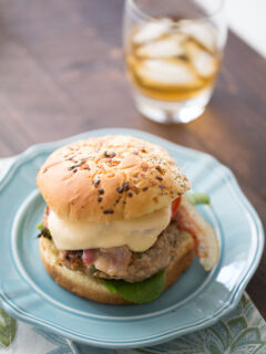 Hot Brown Turkey Burger Picture
