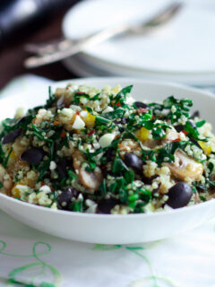 Kalamata Collard Quinoa Salad Photo