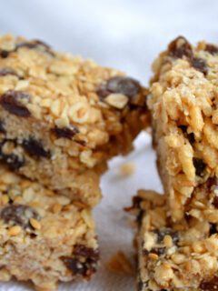 Oatmeal Raisin Cookie Granola Bars Image