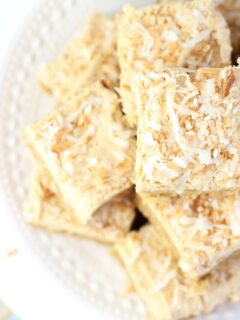 Peanut Butter Coconut Blondies Image