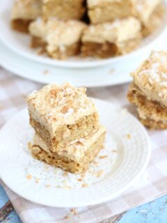 Peanut Butter Coconut Blondies Pic