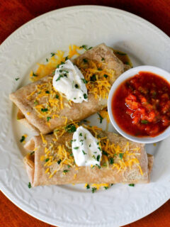 Rotisserie Chicken Avocado Burritos Picture