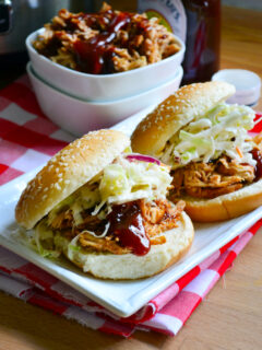 Slow Cooker BBQ Chicken Sandwiches Image