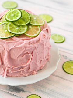 Strawberry Limeade Cake Pic