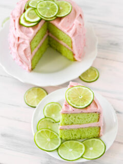 Strawberry Limeade Cake Picture