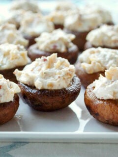 Beer Dip Stuffed Mushrooms Photo