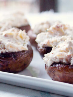 Beer Dip Stuffed Mushrooms Picture