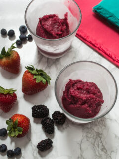 Berry Sangria Sorbet Floats Image