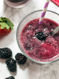 Berry Sangria Sorbet Floats Photo