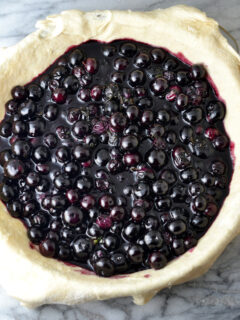 Blueberry Basil Pie Pic