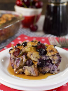 Cherry Blueberry French Toast Bake Image