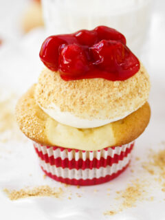 Cherry Cheesecake Cupcakes Pic
