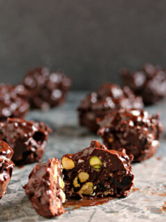 Chocolate Fruit & Nut Clusters Picture