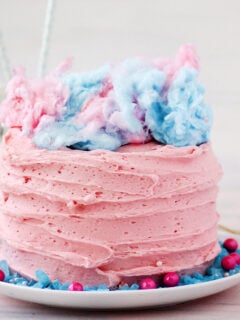 Cotton Candy Layer Cake Photo
