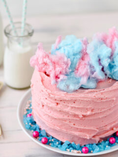 Cotton Candy Layer Cake Picture