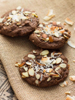 Double Chocolate Almond Joy Cookies Image