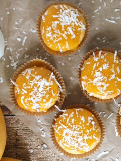 Gluten Free Mango Coconut Muffakes Photo
