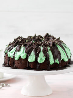 Grasshopper Bundt Cake Image