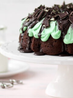 Grasshopper Bundt Cake Photo