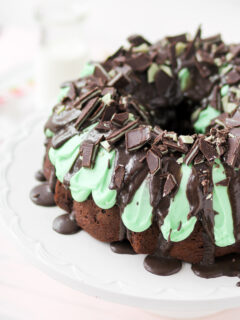 Grasshopper Bundt Cake Picture