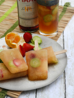 Pimm's Cup Ice Pops Pic