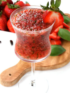 Strawberry Basil Margarita Picture
