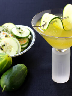 Cucumber Gin Martini Photo