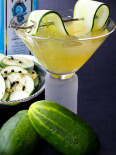 Cucumber Gin Martini Picture