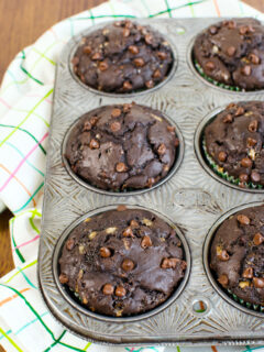 Double Chocolate Zucchini Muffins Image