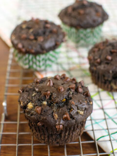 Double Chocolate Zucchini Muffins Pic