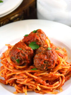 Gluten Free Baked Italian Meatballs Image