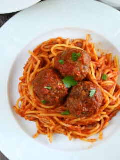 Gluten Free Baked Italian Meatballs Photo