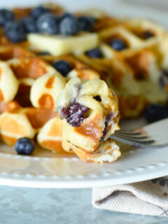 Gluten Free Blueberry Waffles Image