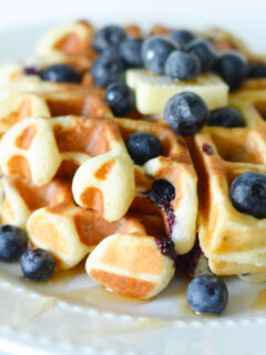 Gluten Free Blueberry Waffles Pic