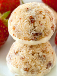Gluten Free Strawberry Coconut Macaroons Picture