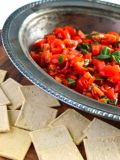 Gluten Free Tomato Bruschetta Pic