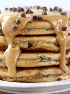 Peanut Butter Chocolate Chip Pancakes Image