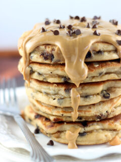 Peanut Butter Chocolate Chip Pancakes Picture