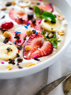 Vegan Banana Split Smoothie Bowl Picture