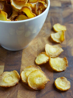 Baked Parsnip Chips Image