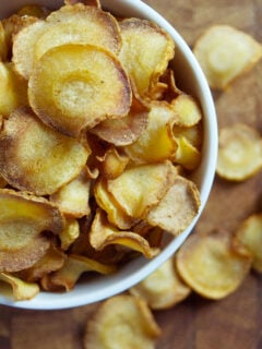 Baked Parsnip Chips Photo